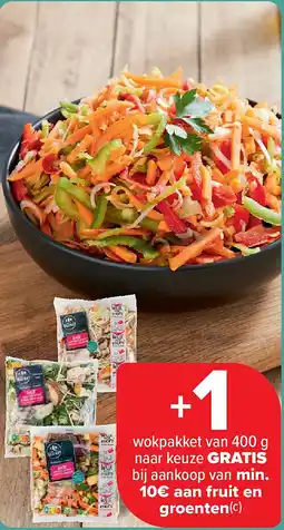 Carrefour Wokpakket van 400 g aanbieding
