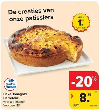Cake Jonagold Carrefour