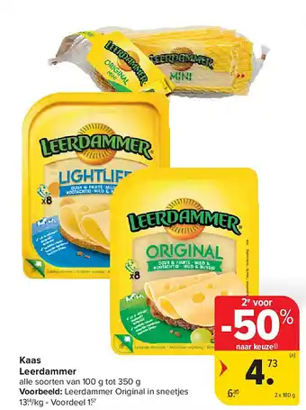 Carrefour Kaas Leerdammer aanbieding