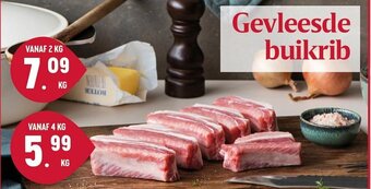 Gevleesde buikrib