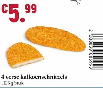 4 verse kalkoenschnitzels