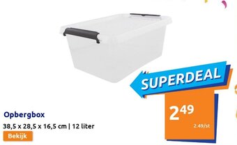 Action Opbergbox aanbieding