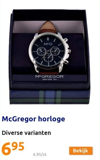 Action McGregor horloge aanbieding