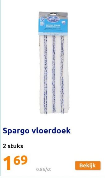 Action Spargo vloerdoek aanbieding