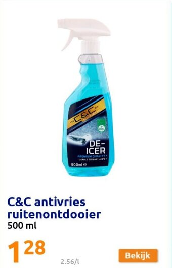 Action C&C antivries ruitenontdooier aanbieding