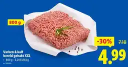 Lidl Varken & kalf bereid gehakt XXL aanbieding