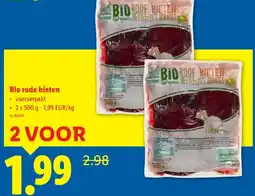 Lidl Bio rode bieten aanbieding