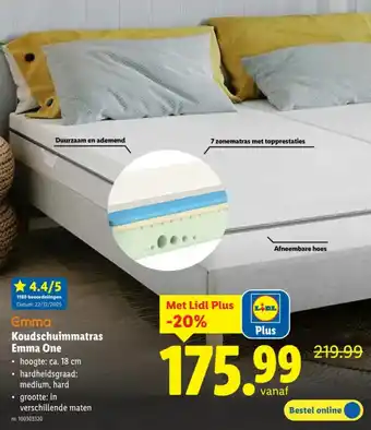 Emma One Koudschuimmatras