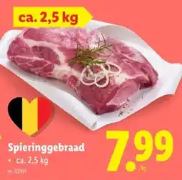 Lidl Spieringgebraad aanbieding