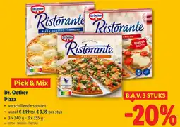 Lidl Dr. Oetker Pizza aanbieding