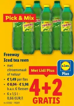 Lidl Freeway Iced tea reen aanbieding