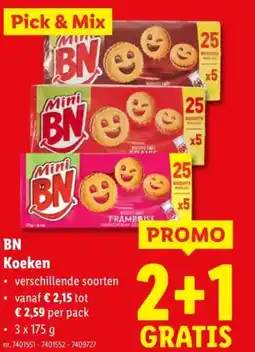Lidl BN Koeken aanbieding