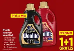 Lidl Woolite Vloeibaar wasmiddel aanbieding