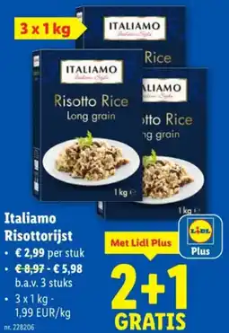 Lidl Italiamo Risottorijst aanbieding