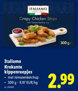 Lidl Italiamo Krokante kippenreepjes aanbieding