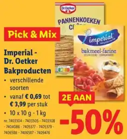 Lidl Imperial - Dr. Oetker Bakproducten aanbieding
