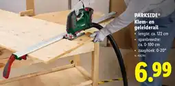 Lidl Parkside Klem- en geleiderail aanbieding