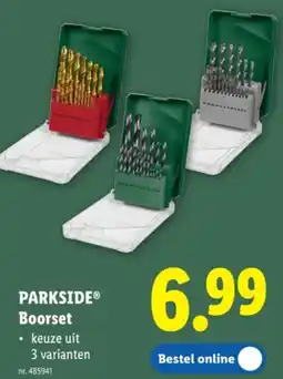 Lidl Parkside Boorset aanbieding
