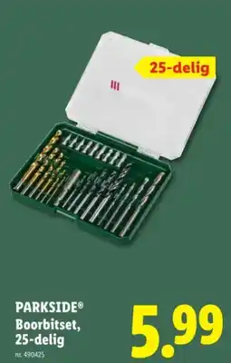Lidl Parkside Boorbitset, 25-delig aanbieding