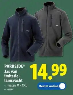 Lidl Parkside Jas van imitatie lamsvacht aanbieding