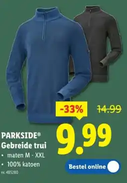 Lidl Parkside Gebreide trui aanbieding