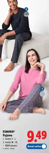 Lidl Esmara Pyjama aanbieding