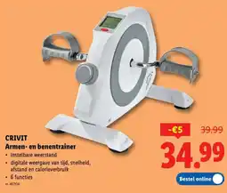 Lidl Crivit Armen- en benentraine aanbieding