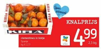 Spar Colruyt Clementines aanbieding