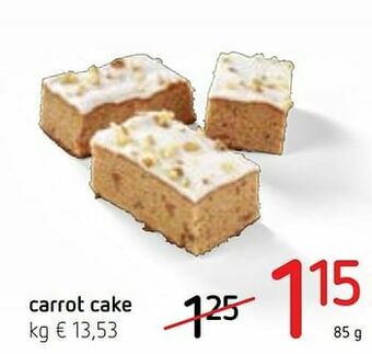 Spar Colruyt Carrot cake aanbieding