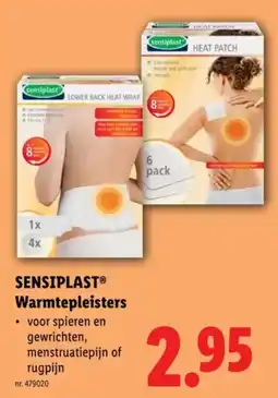 Lidl Sensiplast warmtepleisters aanbieding