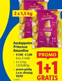 Lidl Aardappelen Princesse amandine aanbieding