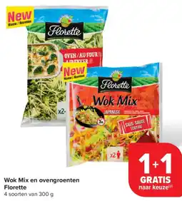 Carrefour Market Florette Wok Mix en ovengroenten aanbieding