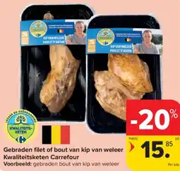 Carrefour Market Gebraden filet of bout van kip van weleer aanbieding