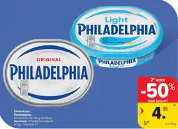 Carrefour Market Philadelphia Smeerkaas aanbieding