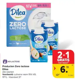 Carrefour Market Dilea Producten Zero lactose aanbieding
