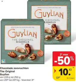 Carrefour Market Guylian Chocolade zeevruchten The Original aanbieding