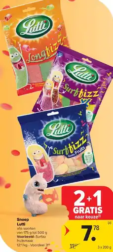 Carrefour Market Lutti Snoep aanbieding