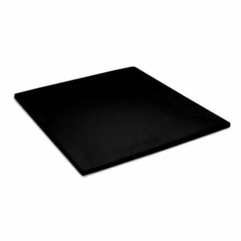 Leen Bakker Cinderella topper hoeslaken - zwart - 180x200 cm - Leen Bakker aanbieding