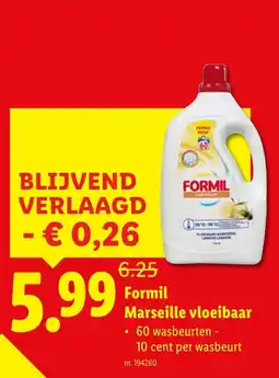 Lidl Marseille vloeibaar aanbieding