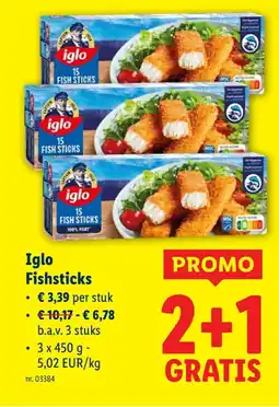 Lidl Fishsticks aanbieding