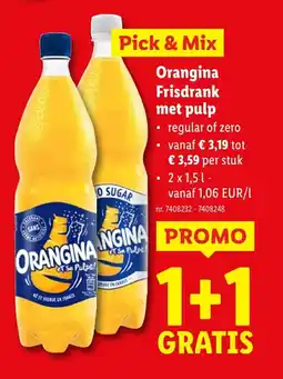 Lidl Frisdrank met pulp aanbieding