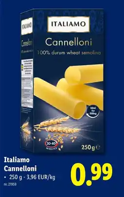 Lidl Cannelloni aanbieding
