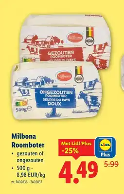 Lidl Roomboter aanbieding