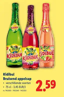 Lidl Bruisend appelsap aanbieding