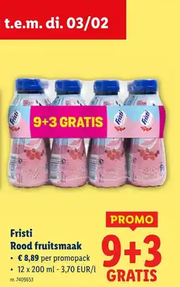 Lidl Rood fruitsmaak aanbieding