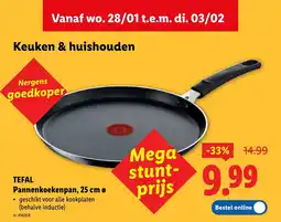 Lidl Pannenkoekenpan, 25 cm aanbieding