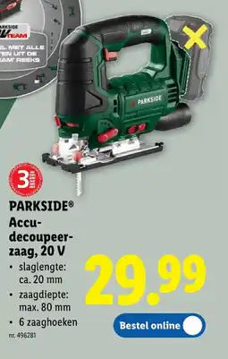 Lidl Accиdecoupeerzaag, 20 V aanbieding
