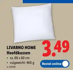 Lidl Hoofdkussen aanbieding