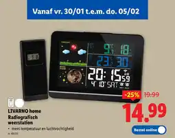 Lidl Radiografisch weerstation aanbieding