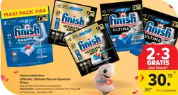 Carrefour Market Vaatwastabletten ultimate ultimate plus en quantum finish aanbieding